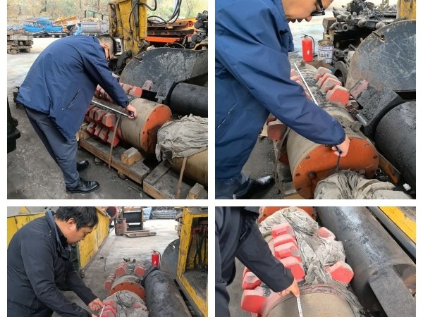 赴甘肅實(shí)地測(cè)繪鏈輪軸組、刮板